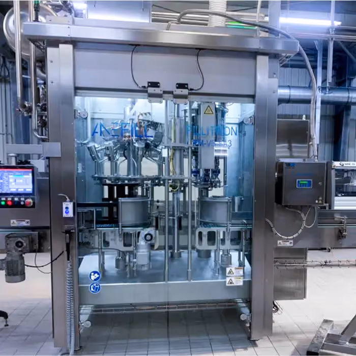 Monoblock filler and mixer for 7 litre PET bottles